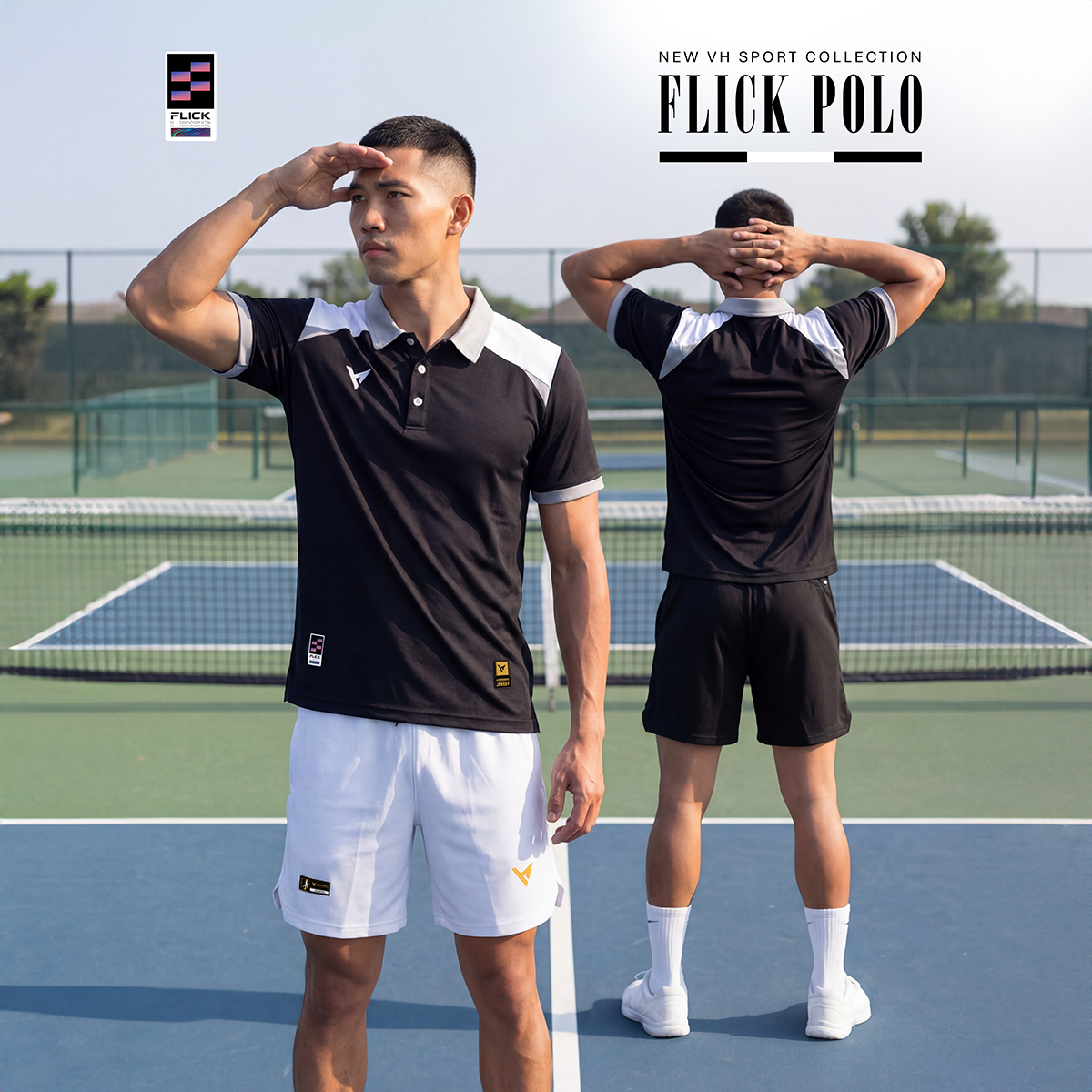 POLO FLICK - ĐEN
