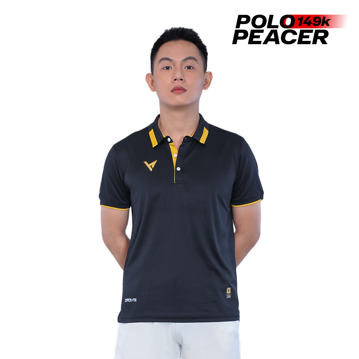 POLO PEACER - ĐEN